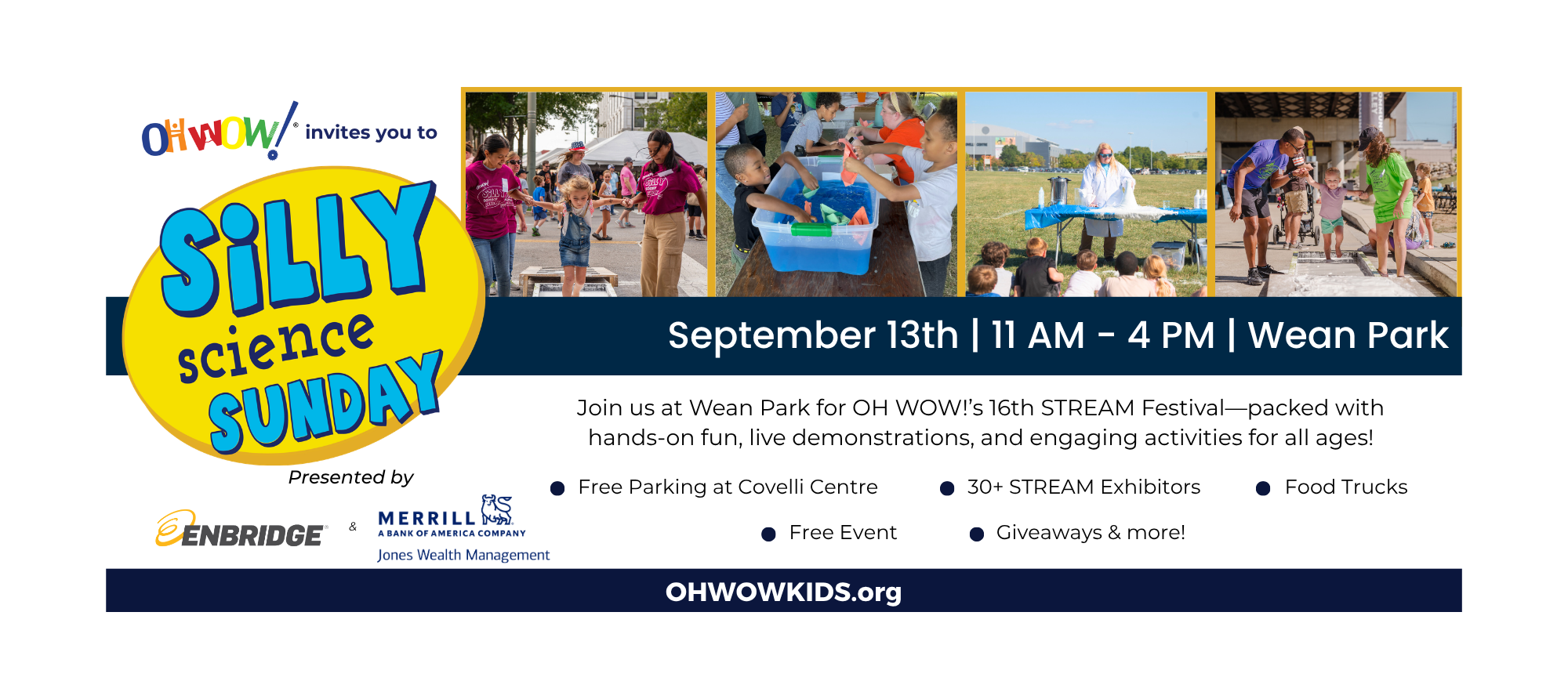 OH WOW!'s 16th Free Science Festival Offers Discovery Learning for All Ages